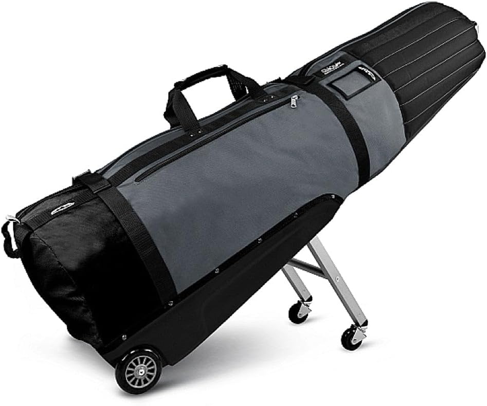 Sun Mountain ClubGlider Meridian Golf Travel Bag, 4-Wheel Rolling Retractable-Leg System, Effortless Travel