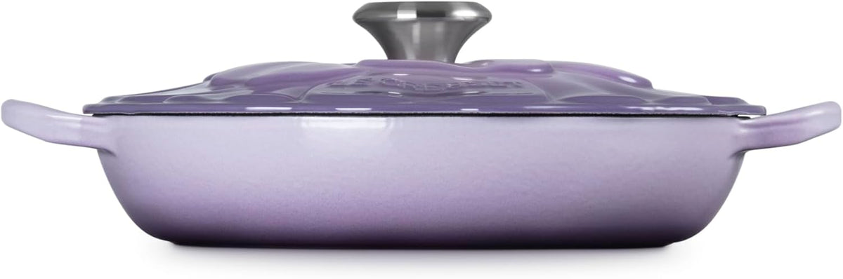 Le Creuset Enameled Cast Iron Signature Petal Braiser, 2.25 qt., Provence w/Stainless Steel Knob