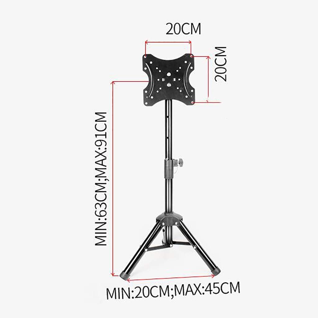 Universal TV Stand TV stand floor desktop base TV conference cart TV mobile rack display stand 12-43 inch (Size : 20 * 20cm)
