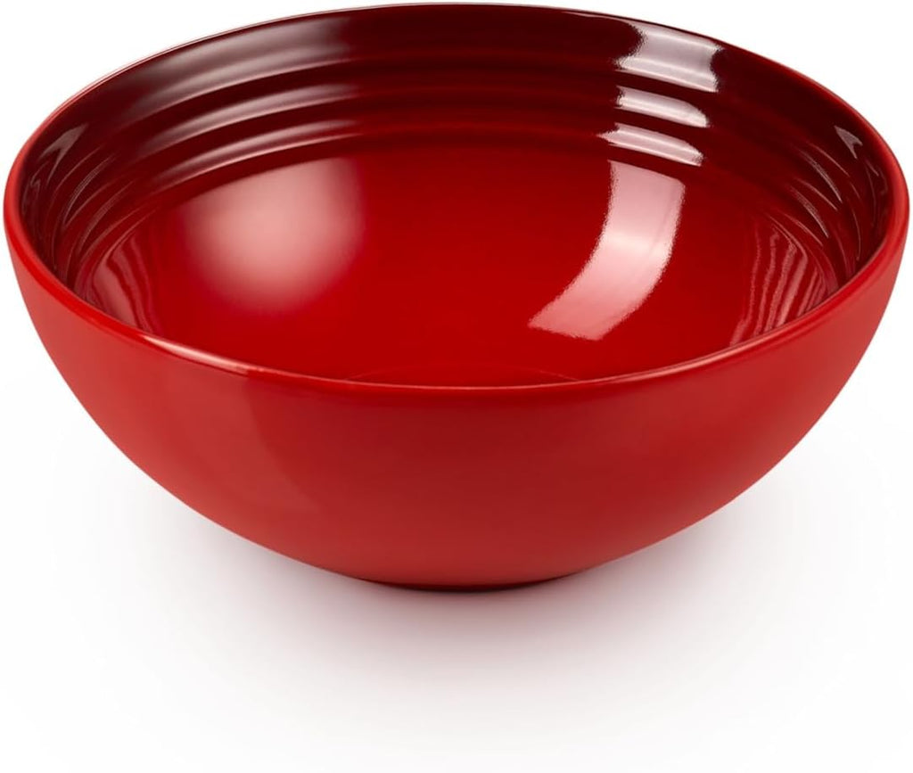 Le Creuset Stoneware Dinnerware Set, 16 pc., Cerise