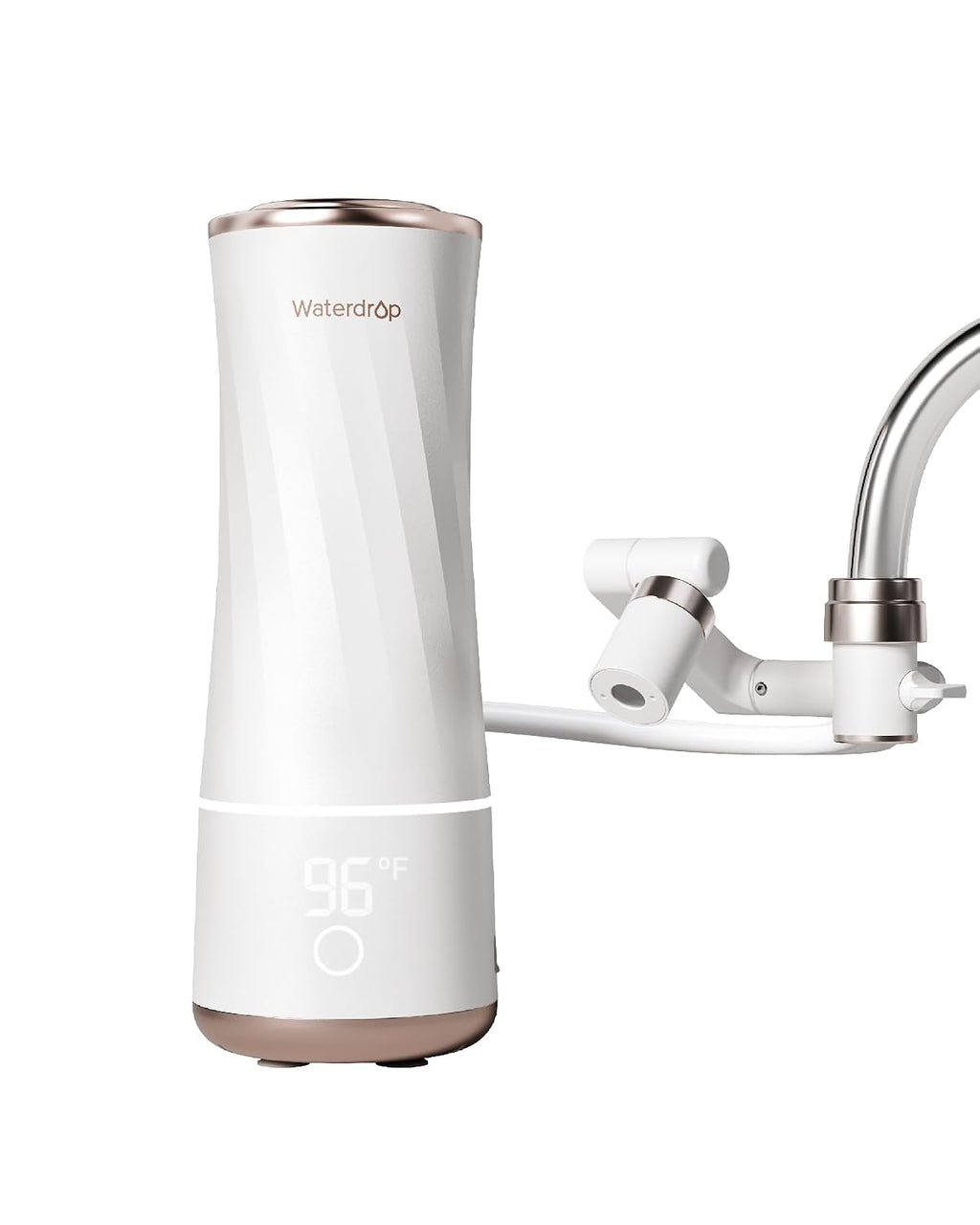 Waterdrop BFC1 Skincare Filter, Bathroom Sink Filter Water Faucet for Skin, Countertop Water Filter, SGS Certified, Reduces 99% Chlorine, Nanoscale Deep Clean, Hydrate Deeply