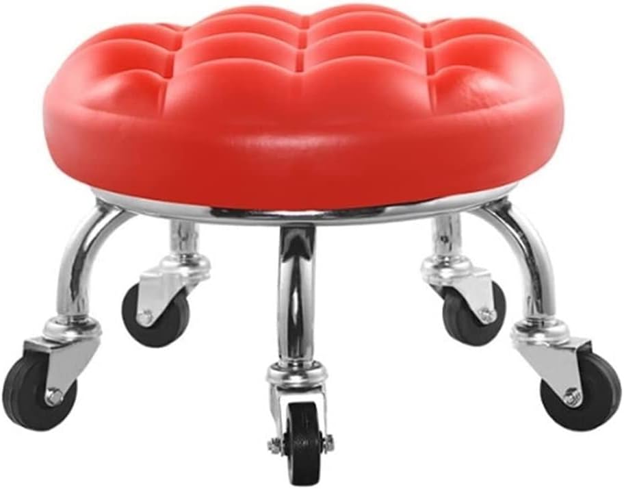 Leather Footstools, Vanity Benches, Piano Stool, Makeup Seat, Dressing Stools, Garden Stools,Red