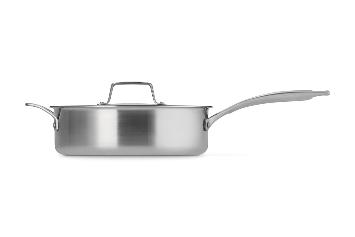 Le Creuset Essential Stainless Steel Saute Pan, 4.5 Qt.