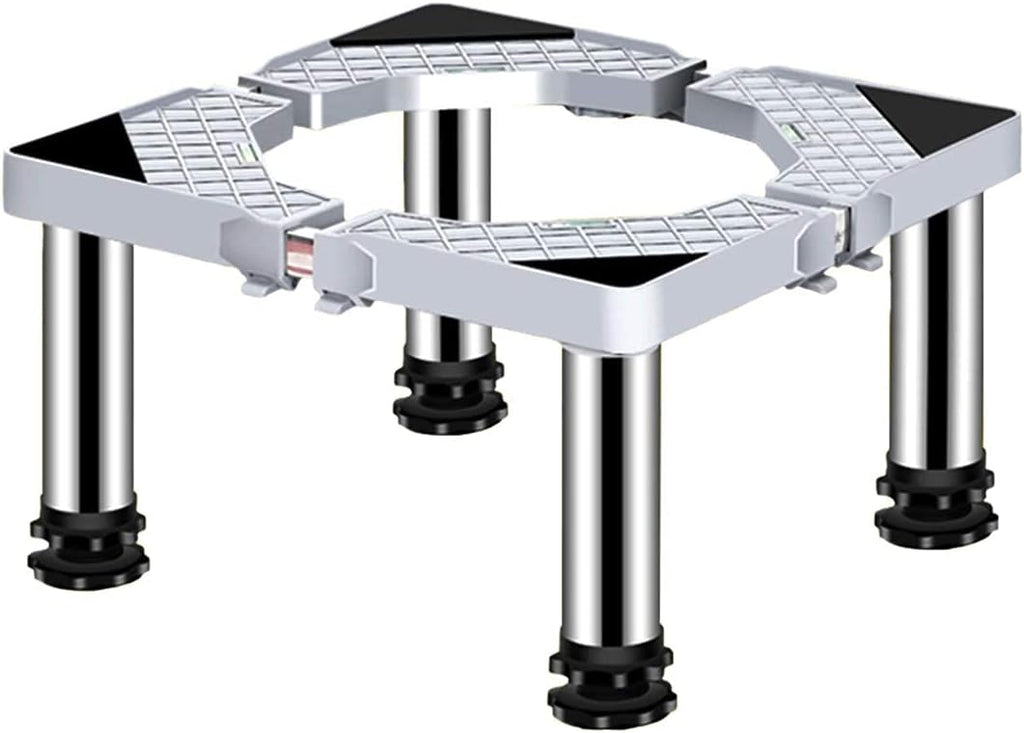 Washing Machine Stand Base Heavy Duty 4/8/12 Legs Adjustable Dryer Refrigerator Holder Bracket Length/Width 40-65cm Universal High Rack Wine Cooler Base Moisture Proof - 400kg