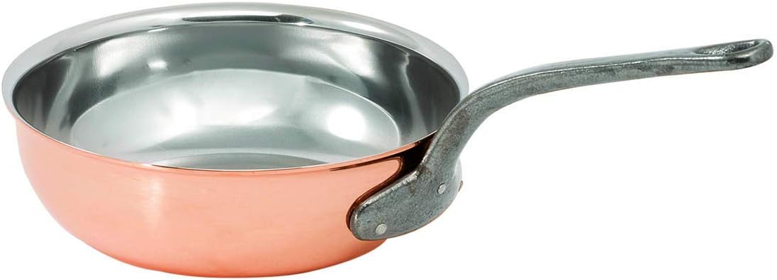 Matfer Bourgeat Copper Flared Sauté Pan, 6 1/4'