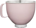 KitchenAid 5 Quart Stainless Steel Bowl for all 4.5-5 Quart Tilt-Head Stand Mixers KSM5SSBDR, Dried Rose