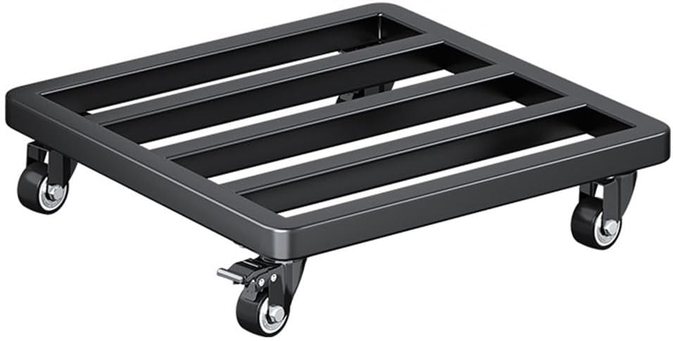 Heavy Duty Plant Caddy Square Garden Planter Trolley with Rolling Wheels for Indoor Outdoor Large Flower Pots Mover Mobile Base Tray Universal Wheel