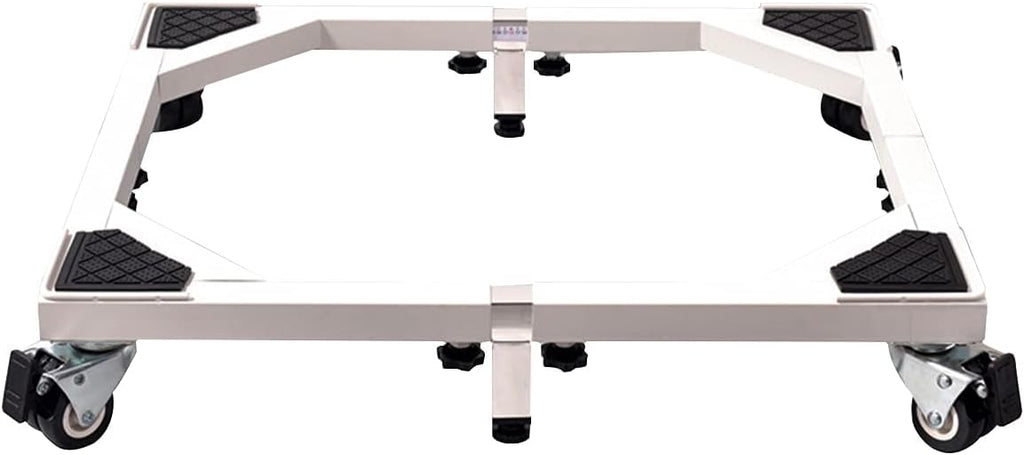 Universal Appliance Wheels Washing Machine Stand Base - Adjustable Fridge Freezer Trolley for Tumble Dryers - Extendable Length 58.5-93cm - Movable Base Bracket - Amazon Stand