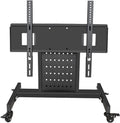 Universal TV Stand TV Stand Base Floor-Standing TV Mobile Cart 32'-75' Mobile Commercial TV Stand with 4 Universal Rollers Double Column Tilts Rotation TV Stand, Holds Up to 110lbs