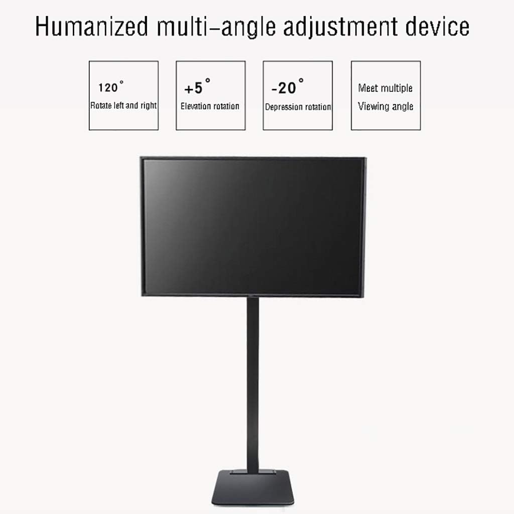 Universal TV Stand Universal TV stand, mobile LCD universal cart, monitor stand sub-base, floor TV hanger TV mobile stand, anti-knock arc design, upright integrated tray