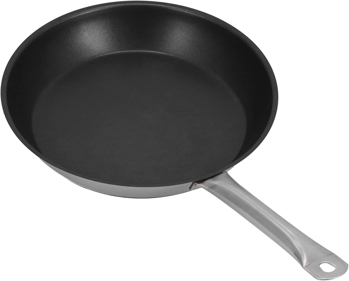 Gavigain Stainless Steel Frying Pan, kitchen Skillets Saucier Pan Non Stick Induction Pan Dishwasher and Oven Safe Omelet Pancake Maker for All Stove Kitchen Utensils