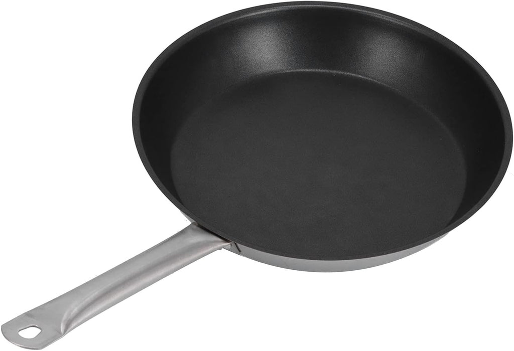 Gavigain Stainless Steel Frying Pan, kitchen Skillets Saucier Pan Non Stick Induction Pan Dishwasher and Oven Safe Omelet Pancake Maker for All Stove Kitchen Utensils