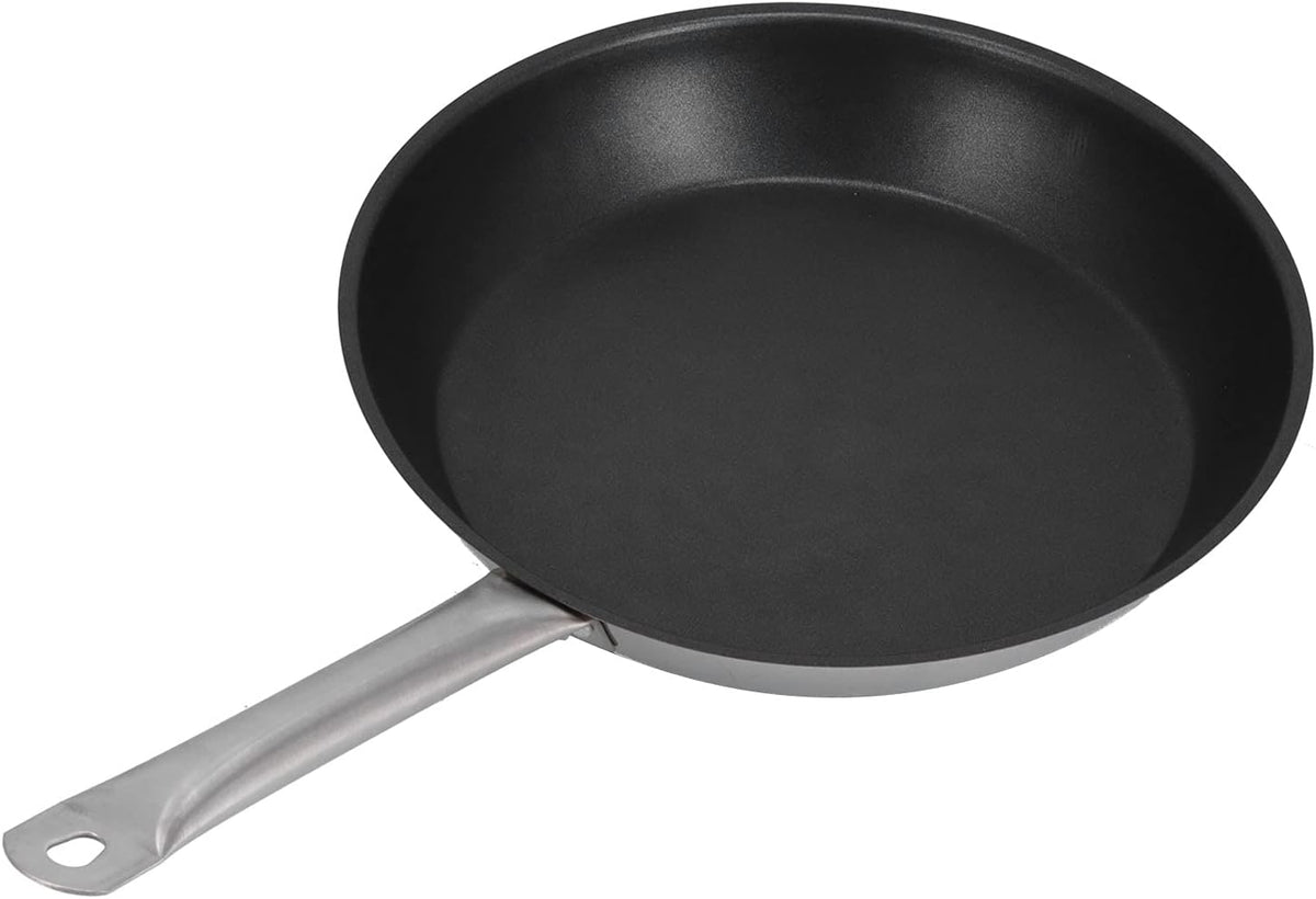 Gavigain Stainless Steel Frying Pan, kitchen Skillets Saucier Pan Non Stick Induction Pan Dishwasher and Oven Safe Omelet Pancake Maker for All Stove Kitchen Utensils