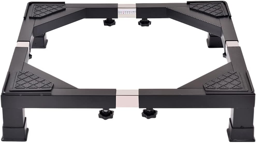 Adjustable Washing Machine Base Multi-Functional Stand with 8/12 Legs Universal Washing Machine Base Bracket Large Appliance Telescopic Platform Width 48-66cm Height 29-32cm S