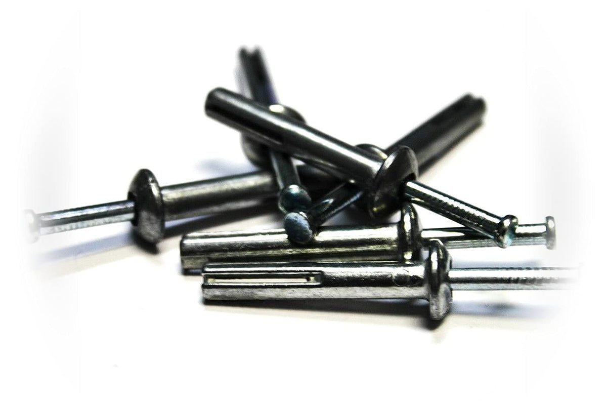 New Package of 500 (pcs) 1/4' x 1-1/2' Hammer Drive Concrete Anchor - Zinc Set #TR-4110F Warranity by Pr-Mch