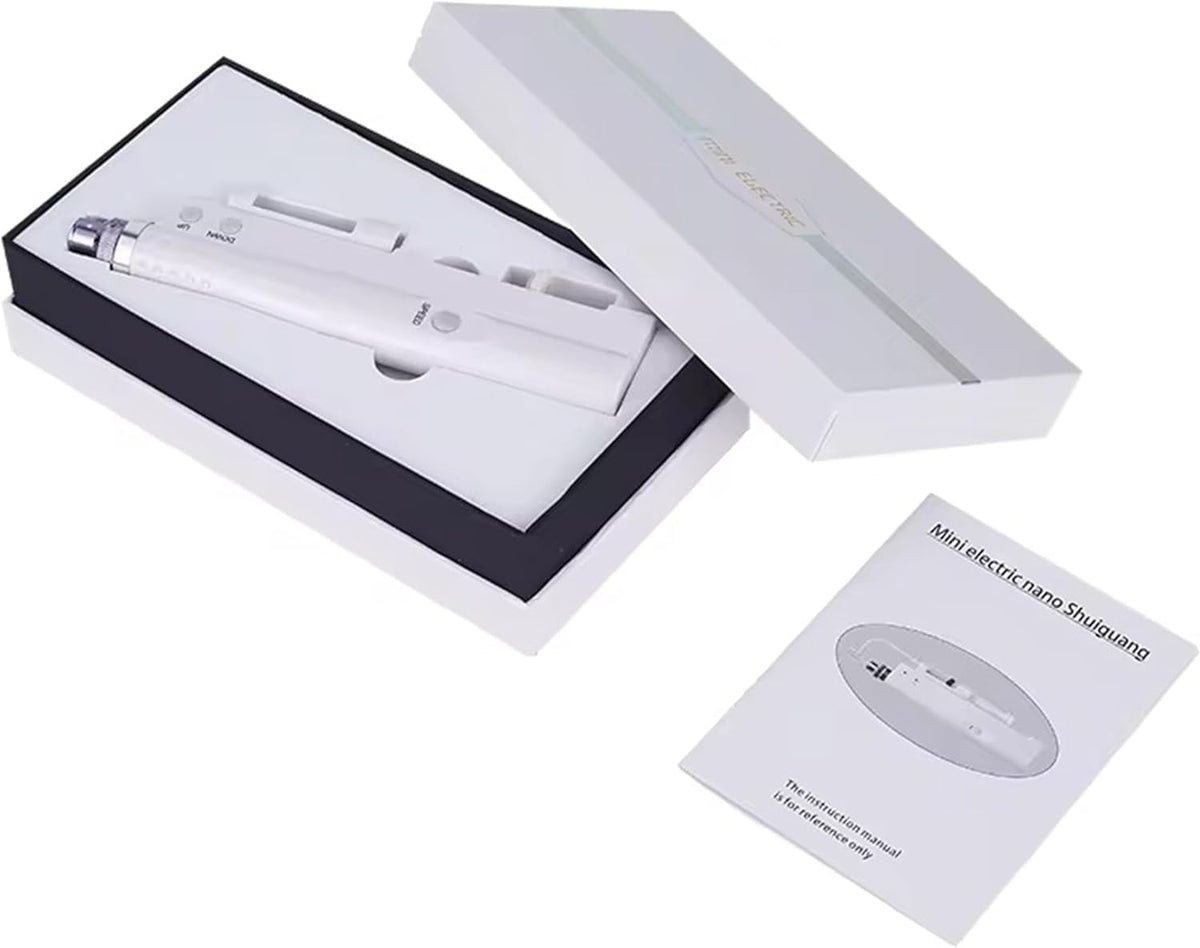 Elitzia Non-Needle Injection Facial Rejuvenation Skin Care Tools Instrument 2 Cartridges for Home Use ETNV6138