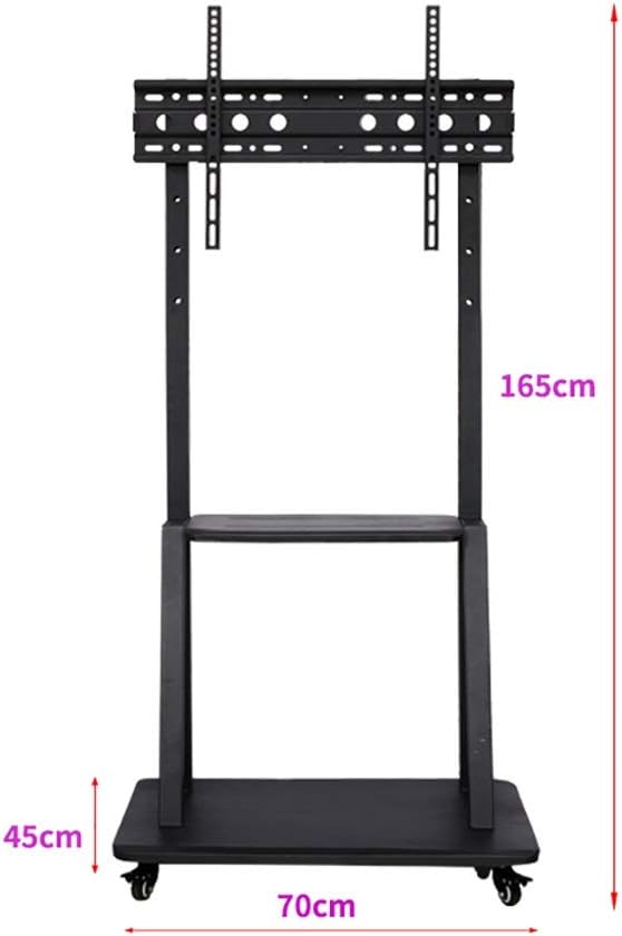 Universal TV Stand Portable TV Stand Universal Swivel TV Stand/Base Table Top TV Stand for 32 to 65 Inch TVs with 90 Degree Swivel, 4 Level Height Adjustable, Heavy Duty Tempered Glass Base, Holds Up
