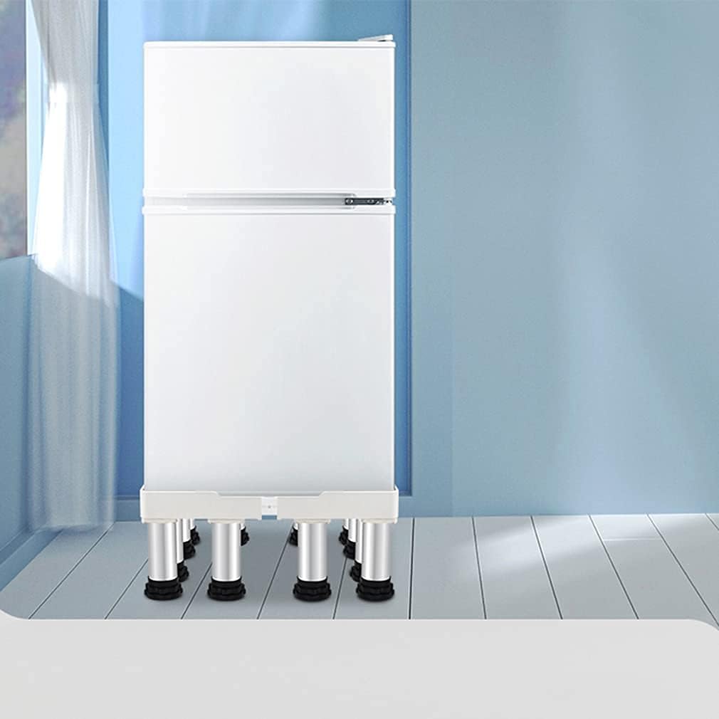 Multi-Functional Ajustable Base Stand Washing Machine Refrigerator Stand Pedestal Length 50-75cm Dryer Stand Universal Base Fridge Stand Height 29-32cm for cookers Dishwasher