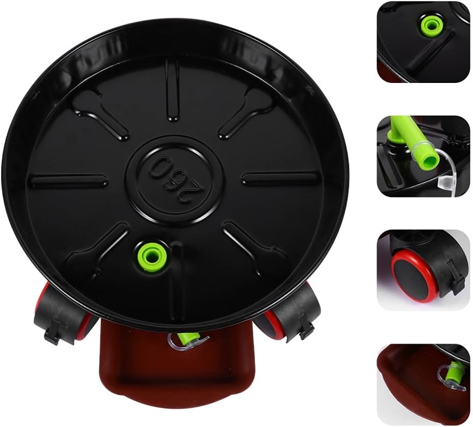 Roller Base Universal Wheel Round Large Potted Plant Water Receiving Belt Mobile Flower Pot Holder