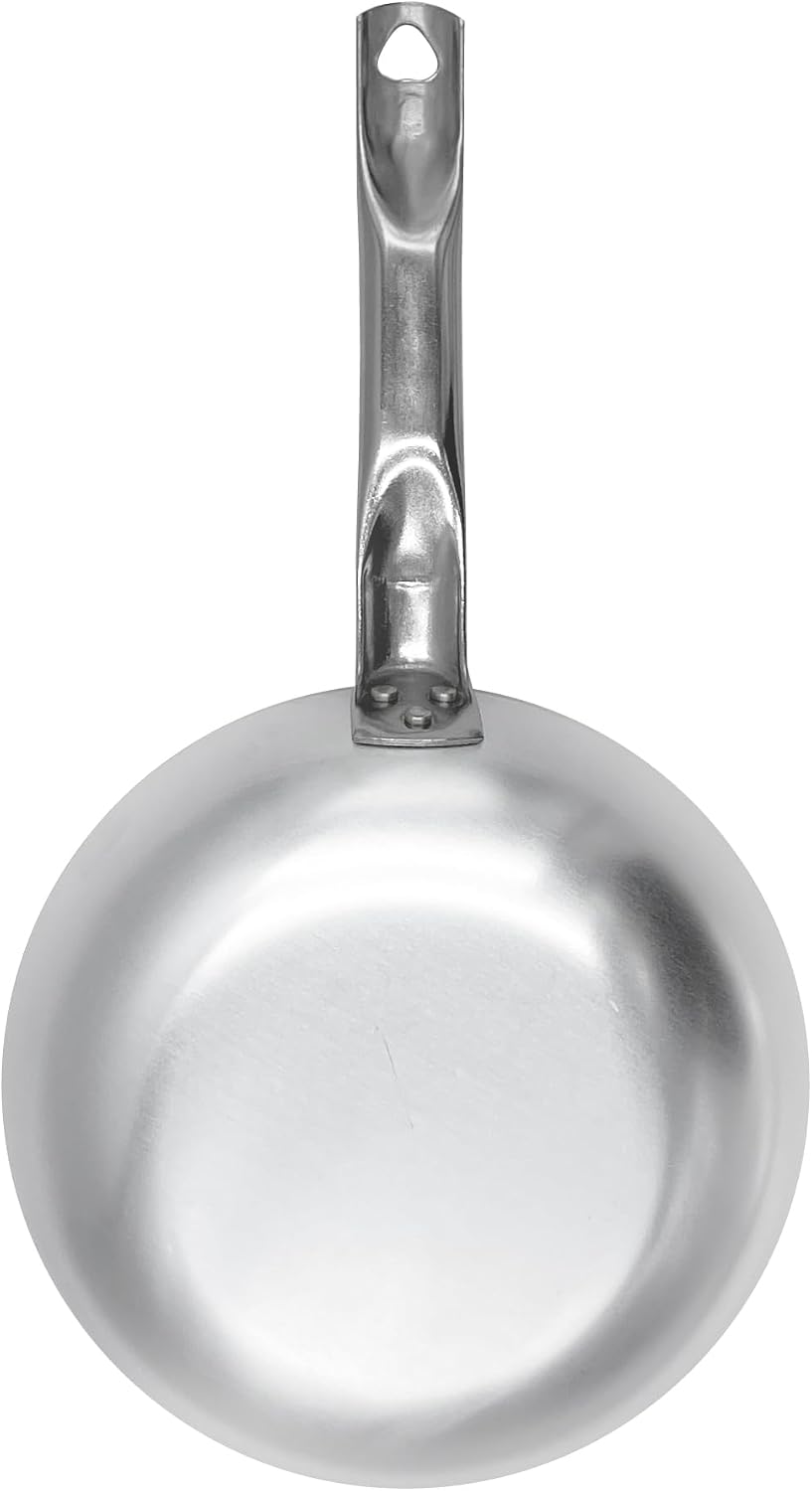 Pentole Agnelli ALMA111B32 Saute Pan, Tubular Handle, Professional Aluminum, 32 cm