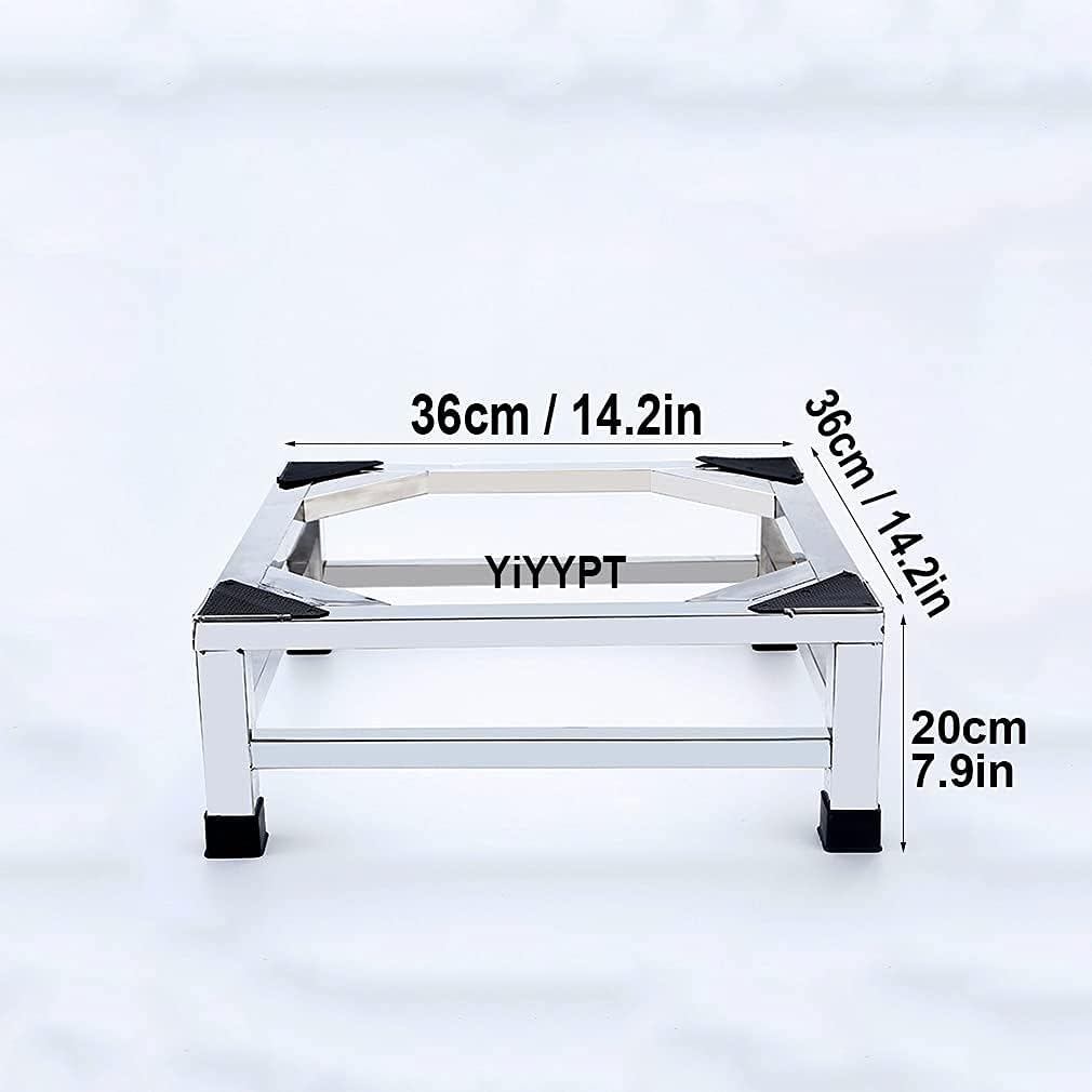Adjustable Washing Machine Base Washing Machine Stand Base Heavy Duty 4 Legs Holder Bracket Height 15cm/20cm Universal Fridge zer Stand Base for Dryer, ice Maker, cookers,