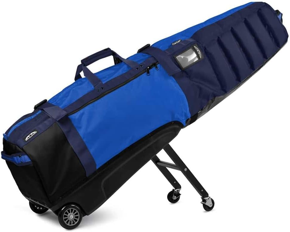 Sun Mountain ClubGlider Meridian Golf Travel Bag, 4-Wheel Rolling Retractable-Leg System, Effortless Travel