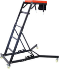 Top Automotive Creeper, Engine Creeper 42.5'-66', 330 LBS Capacity, 4 Swivel Caster Wheels, Padded Deck, Foldable for Home Garage, Workshop Repair Maintenance