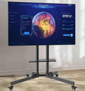 Mobile TV Stand,TV Stand Floor Movable 32-70 Inch Universal Cart Wheels, Height Adjustable,600x400mm,Holds Up to 110lbs