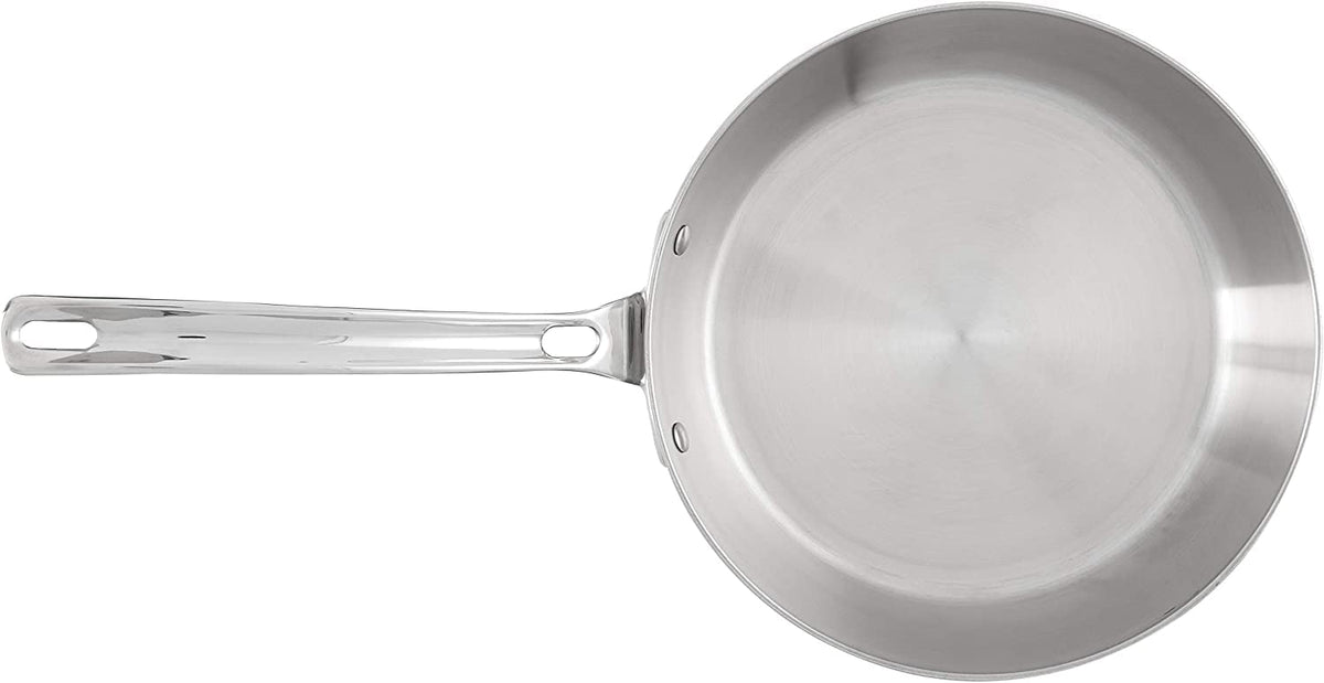 Viking Contemporary 3-Ply Frying Pan, 10 Inch Stainless Steel Fry Pan, 5 Quarts, Silver