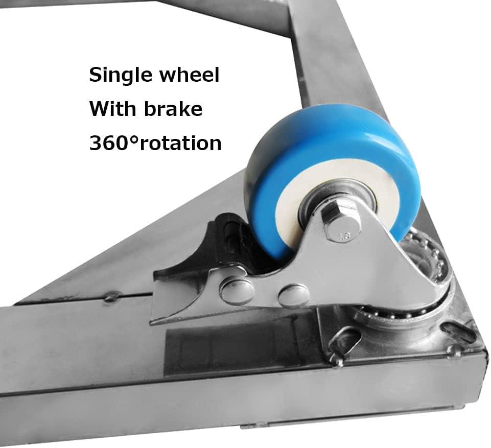 Mobile Roller Base with Lockable Wheels Washing Machine Stand Fridge Stand 42-60cm can choose Universal Dryer/Refrigerator Pedestal Prevent Scratch Dent Moisture Proof ( )