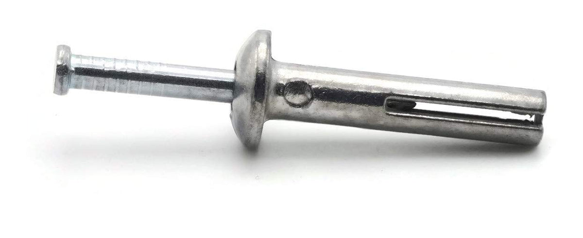Hammer Drive Pin Anchors in Zinc Plated Steel - 1/4' x 1' Qty-250