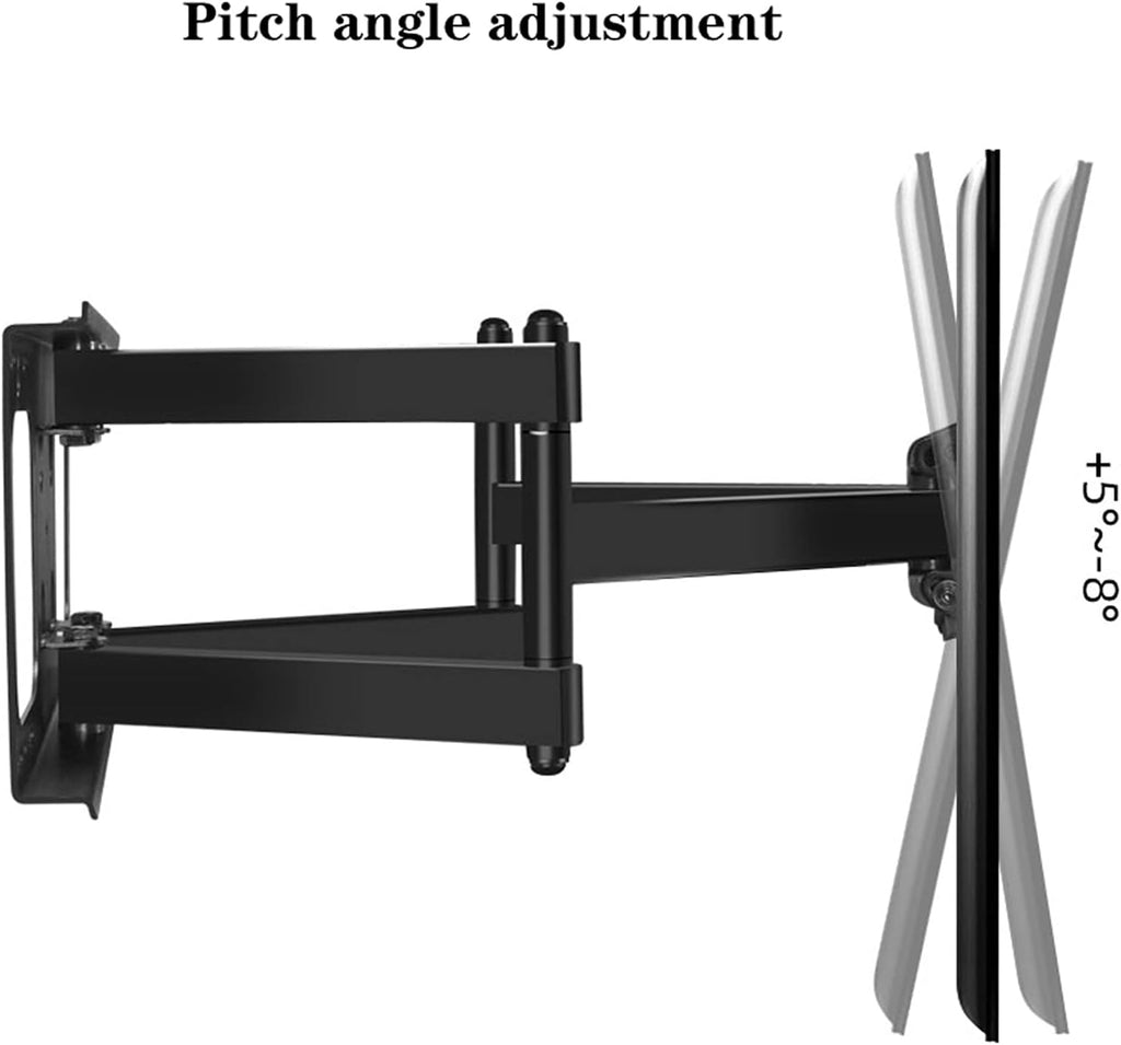 Universal TV Stand TV Stand Base Full Motion TV Wall Mount Bracket Universal Articulating Arms Swivels Tilts Extension Rotation TV Mount for Most 50'-85' LED LCD Flat Screen TVs Tv Stand Mount