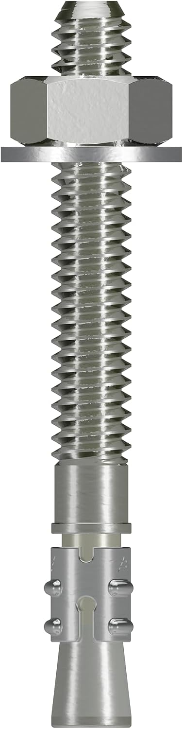 Simpson Strong-Tie STB2-252144SS Strong-Bolt 2 — 1/4 in. x 2-1/4 in. Type 304 Stainless-Steel Wedge Anchor (100-Qty)