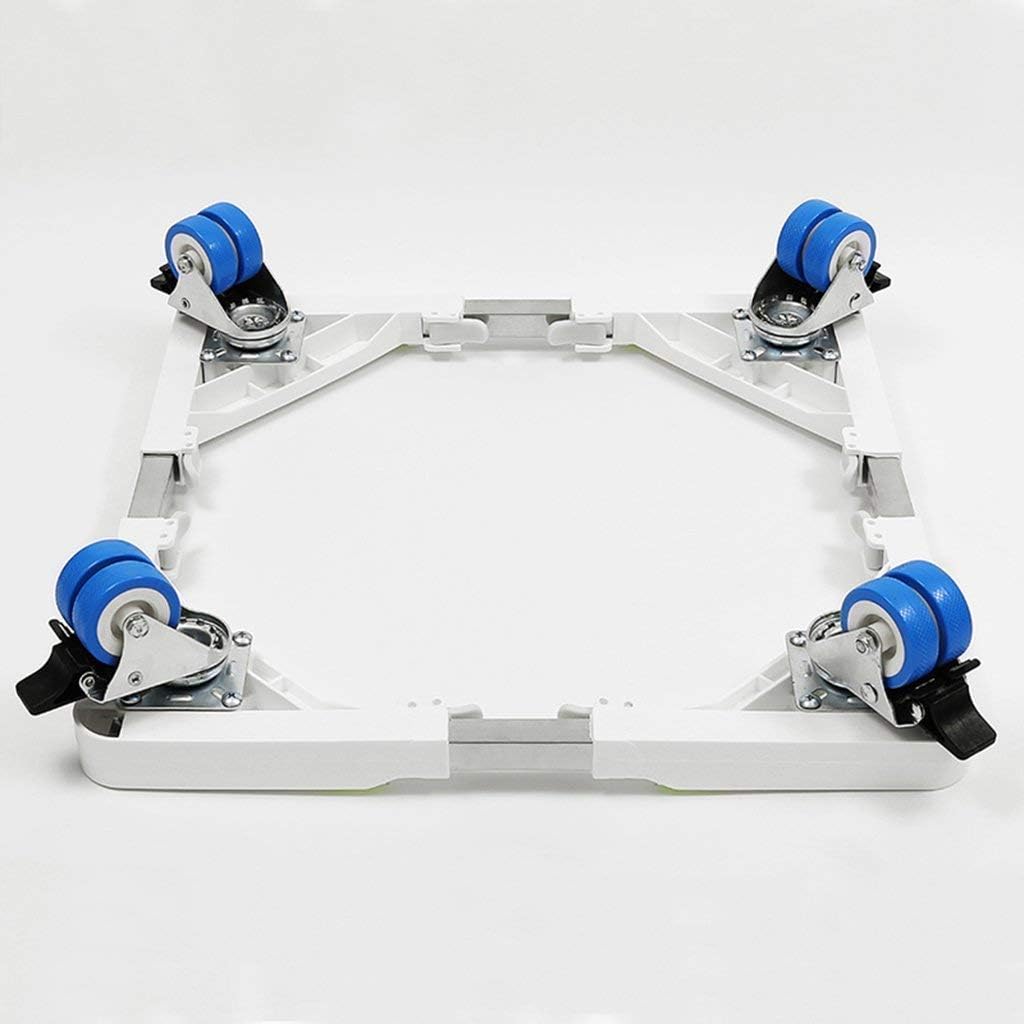 Washing Machine Base Washing Machine Base Universal Trolley with Wheels Compatible with Washing Machines with Brake Vibration Damping Adjustable Base Length