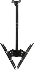 Universal TV Stand TV Stand Base Ceiling TV Bracket Dual-Screen Extension Tilt Rotation TV Mounting Bracket Adjustable TV Bracket with Cord Management for 32-65 Inch TVs Tv Stand M