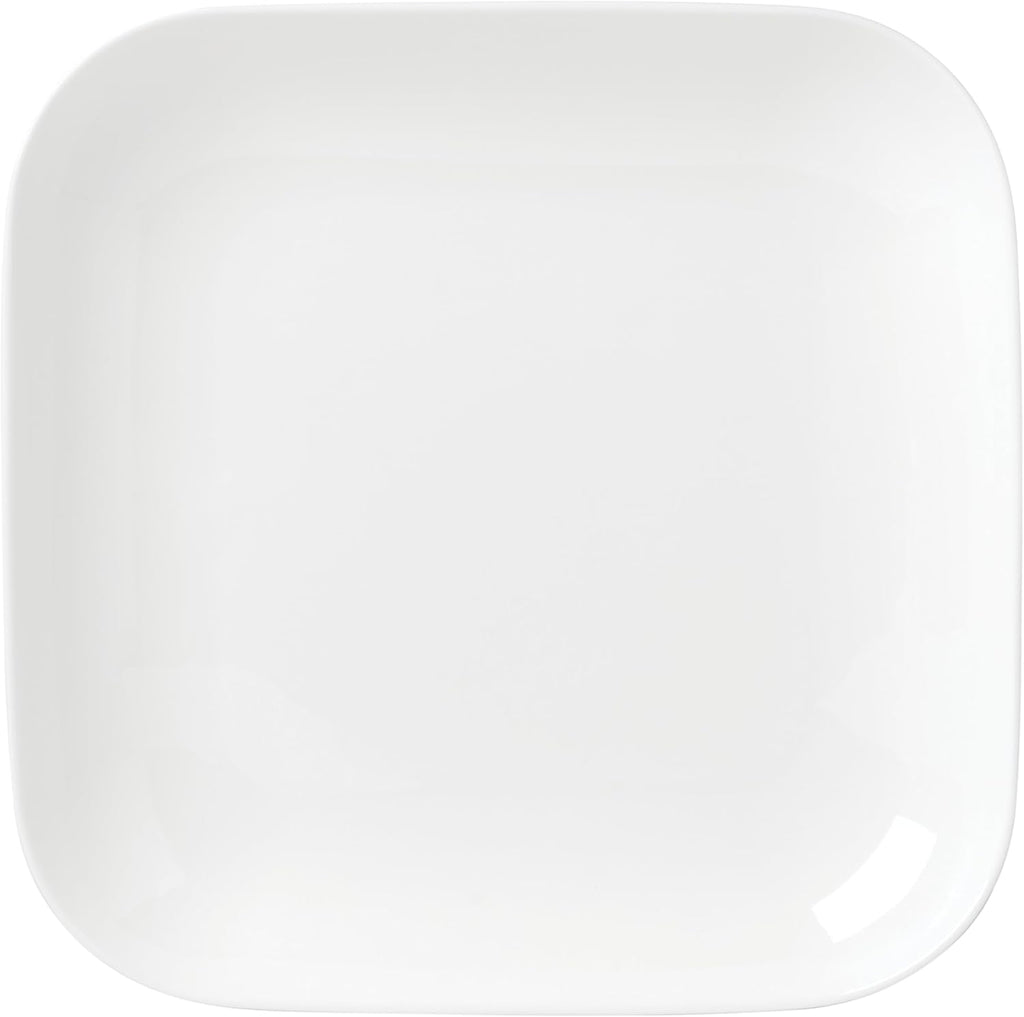 Lenox Dinnerware Set, Studio 1414 Square 12-Piece Set, Service For 4, Bone China Material, Dishwasher & Microwave Safe, Home And Kitchen, Kitchen And Dining, Plates And Bowls Sets (White, 12 Pieces)