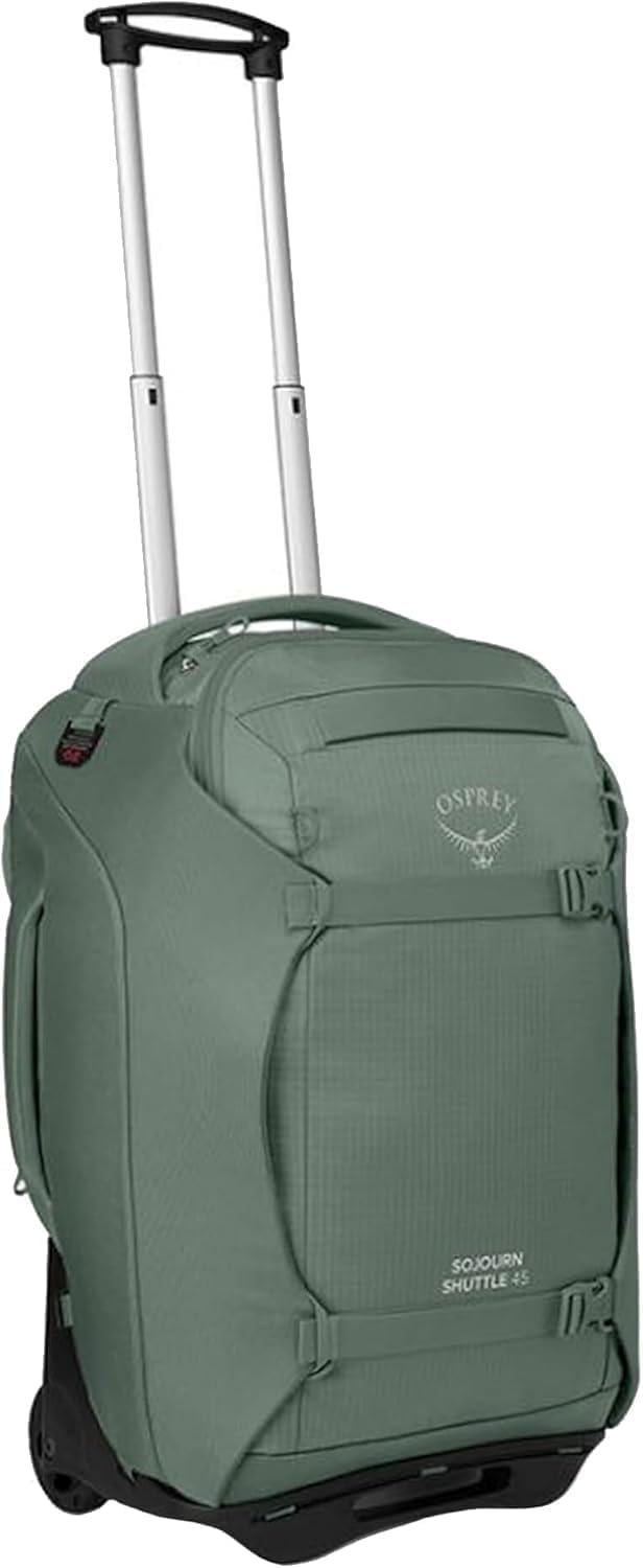 Osprey Sojourn 22'/45L Wheeled Travel Backpack with Harness, Koseret Green
