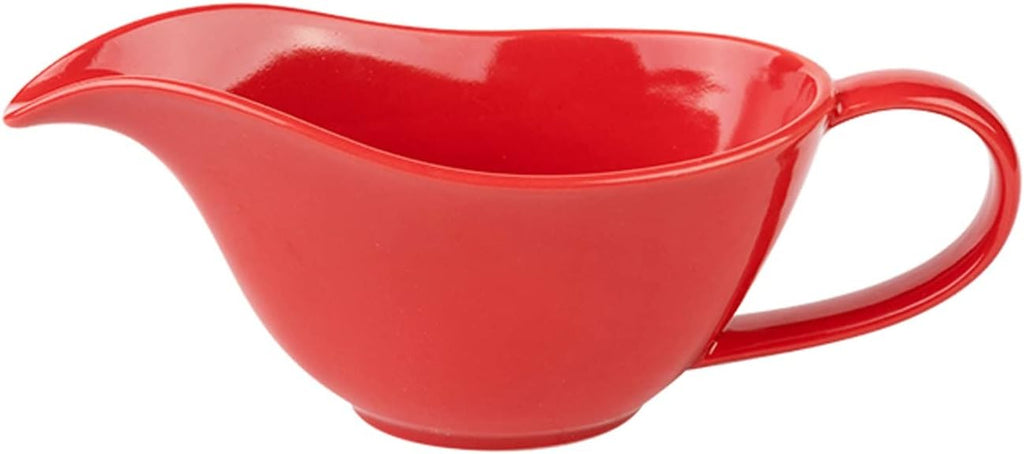 TOMYEUS Gravy Boat Premium Quality White Porcelain Ceramic Sauce Jug Gravy Boat Porcelain Saucier Sauce Tray Seasoning Hold Sauce Jug (Color : A)