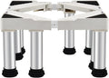 Multi-Functional Ajustable Base Stand Washing Machine Refrigerator Stand Pedestal Length 50-75cm Dryer Stand Universal Base Fridge Stand Height 29-32cm for cookers Dishwasher