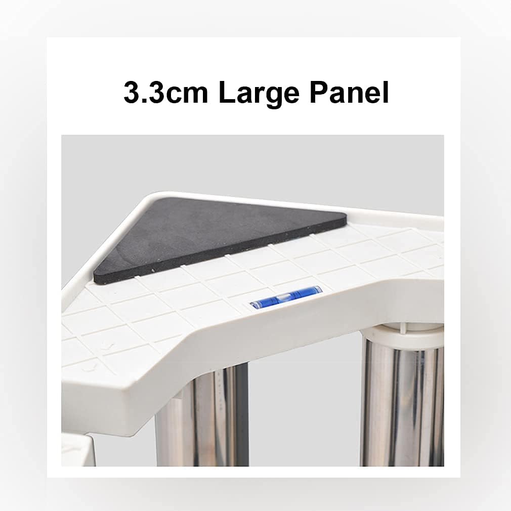 Washing Machine Stand Universal Anti-Rust Refrigerator Dryer Base Holder Bracket Adjustable Length/Width 42-68cm Heightened Stainless Steel Air Conditioner Pedestal (12legs