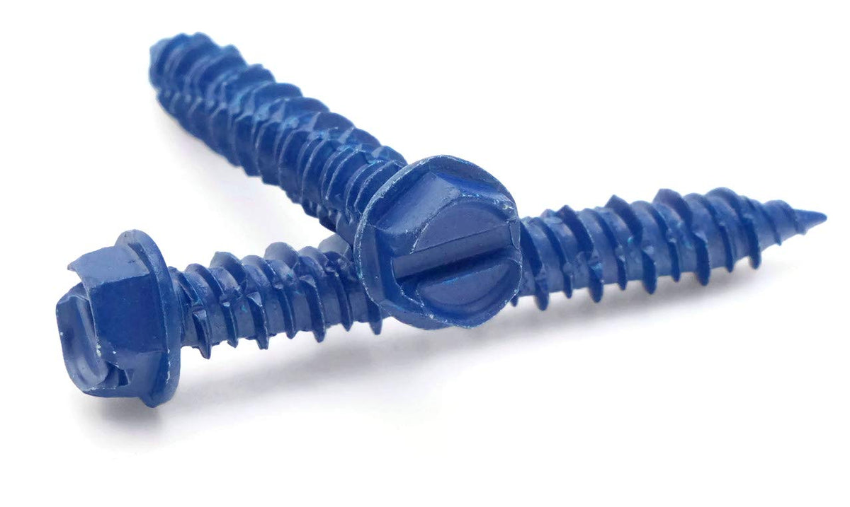 Tapcon Hex Head Concrete Masonry Screw Anchors - 1/4 x 6 Qty-100
