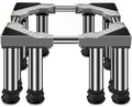 Washing Machine Base Stand Height 14-17cm Universal Pedestal with 4/8/12 Legs Adjustable Fridge Stand Length/Width 45-65cm Dishwasher Base Durable for Vertical Air Conditioner