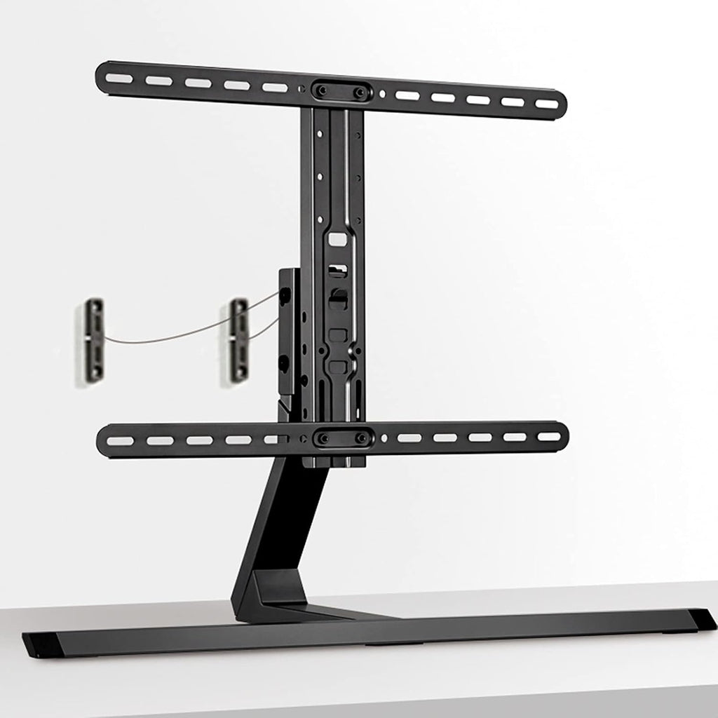 Universal TV Stand TV Stand Base Universal TV Base Desktop Height-Adjustable TV Stand 37'-75' Metal TV Rotating Bracket, Holds Up to 88lbs, Max 600x400mm Tv Stand Mount (Color : G