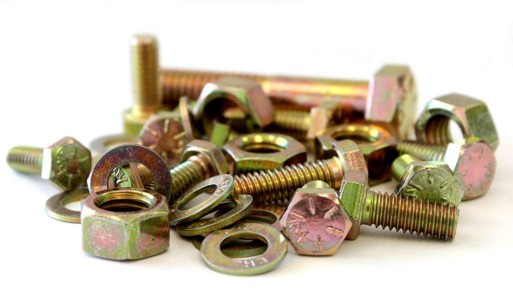 3765 Piece SAE Fine Thread Bolt Bin Kit Grade 8 Nut Bolt Washer Assortment, Hex Head Cap Screws, Flat and Lock Washers