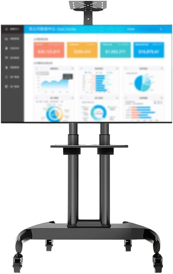 Universal Tv Stand Universal Tv Stand, Tv Carts On Wheels for 32 to 70 Inch Universal Flat Screen, Floor-Standing Mobile Tv Stand with Heavy Duty Base, Holds Up,