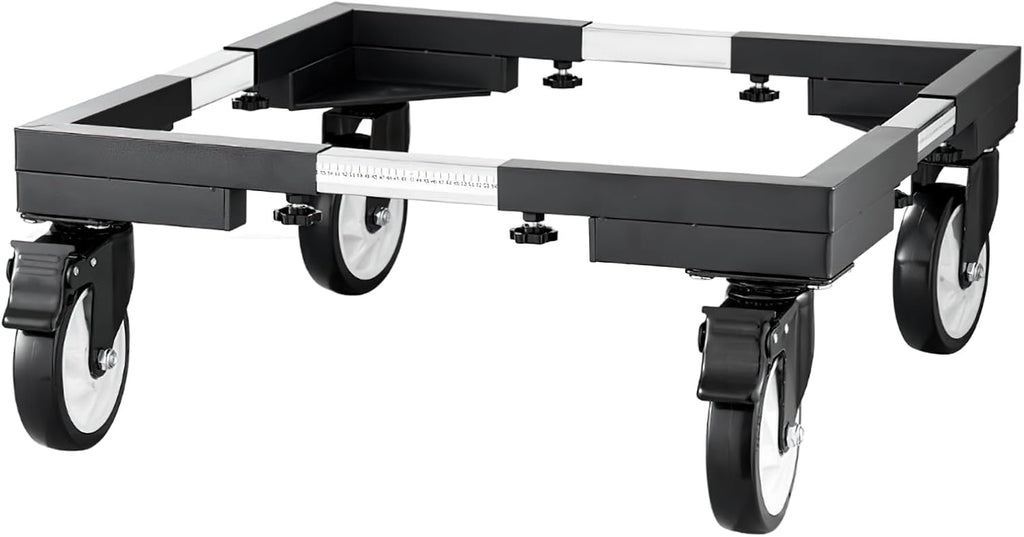 Heavy Duty Mobile Base with Wheels for Smoker Oven, Adjustable Universal Dolly Stand with Locking Casters (High-end Model)
