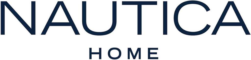 Nautica - Queen Comforter Set, Cotton Reversible Bedding with Matching Shams & Bonus Decorative Pillows (Westport Navy, Queen)