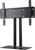 Universal TV Stand Multifunction Universal TV Stand Base, 4 Level Height Adjustable, Heavy Duty Tempered Glass Base, Tabletop TV Base/Stand Holds Up to 40kg/88lbs TV Mount TV Stand