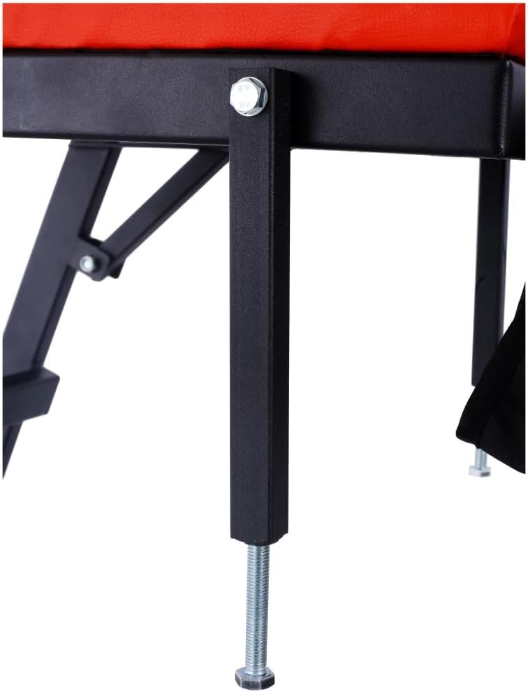 Top Automotive Creeper, Engine Creeper 42.5'-66', 330 LBS Capacity, 4 Swivel Caster Wheels, Padded Deck, Foldable for Home Garage, Workshop Repair Maintenance