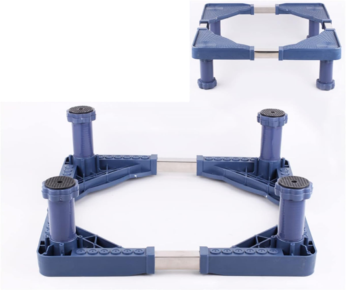 Adjustable Washing Machine Base Washing Machine Stand Base Upgraded Washing Machine Stand Universal Fridge Base Stand Retactable Furniture Base Bracket Adjustable 40-70cm Stan